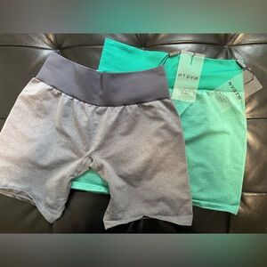 NVGTN knockout seamless shorts x 2
